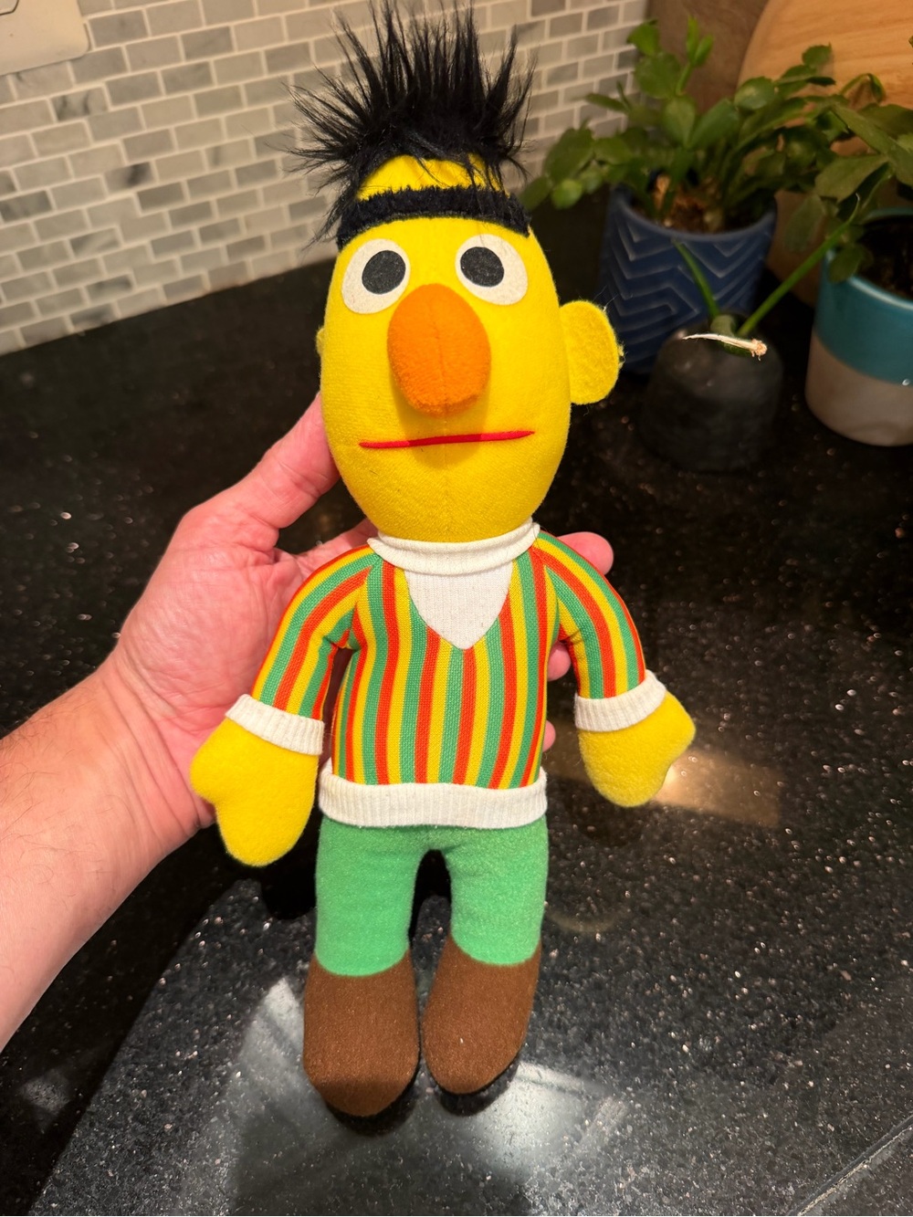 Vintage Playskool Sesame Street Bert Plush 1995